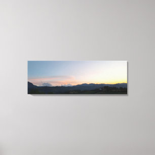 Karpaten-Sonnenuntergang – Rumänische Bergfotograf Leinwanddruck