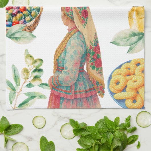 Karpathia Kitchen Towel Geschirrtuch (Gefaltet)