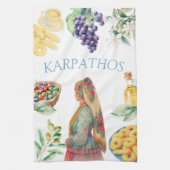 Karpathia-Küchenhandtuch Geschirrtuch (Vertikal)