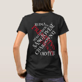 KARPE CINQUE TERRE SENTIERO AZZYRI CLIFFSIDE T-Shirt (Rückseite)