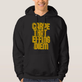 KARPE, DAS FLIESEN DIEM lustige latin Zitat Hoodie