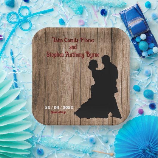 Karpenter-Hochzeit Pappteller (Party)