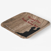 Karpenter-Hochzeit Pappteller (Gewinkelt)