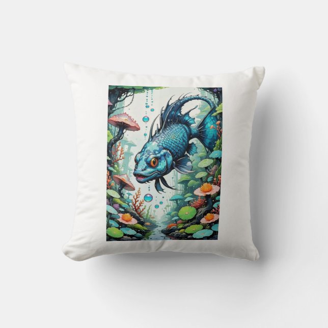 Karpfen2 Kissen (Vorderseite)