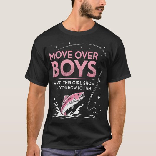 Karpfen Angel Mädchen T-Shirt (Vorderseite)