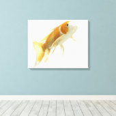Karpfen (Cyprinus carpio) Leinwanddruck (Insitu (Holzboden))