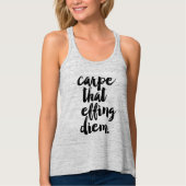 Karpfen, das sich als Diem-Zitat Tank Top (Vorderseite)