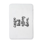 Karpfen, dass sich die Diem Zitat Bath Mat Badematte (Vorderseite Vertikal)