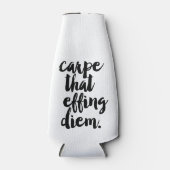 Karpfen, dass sich Diem Zitat Flasche Cooler Flaschenkühler (Vorderseite)