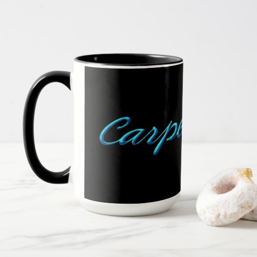 Karpfen - den Tag erwischen Tasse (Mit Donut)