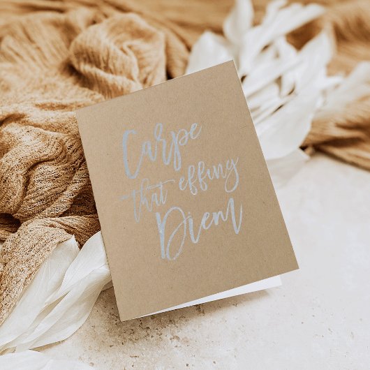 Karpfen, die sich abspielen | Silber Folienkarte