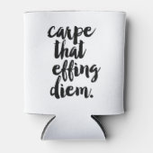 Karpfen, die sich durch das Diem-Zitat abkühlen kö Dosenkühler (Vorderseite)