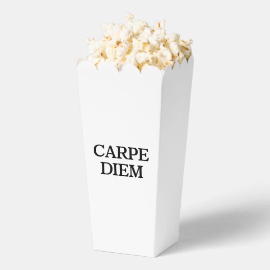 Karpfen-Diem-weiße Popcornboxen Geschenkschachtel (Geplatzt)