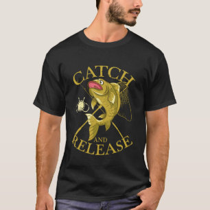 Karpfen Fangen und Freilassen Karpfenjagd T-Shirt