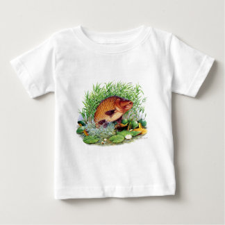 Karpfen-Fischen Baby T-shirt