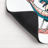 Karpfen Großvater Mousepad (Ecke)