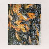 Karpfen in Fischteich, Hanoi Puzzle (Vertikal)