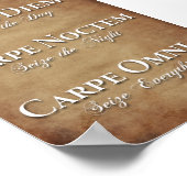 Karpfen, Karpfennoctem, Karpfen Omnia Poster (Ecke)