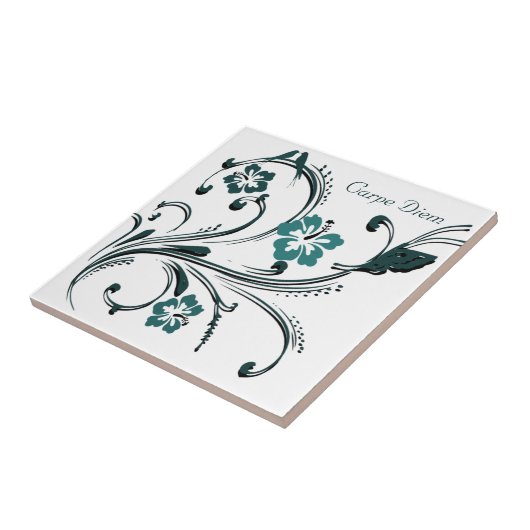 Karpfen-Keramik Fliese (Seite)