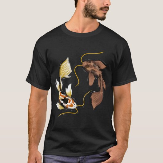 Karpfen - Koi-Fisch T-Shirt (Vorderseite)