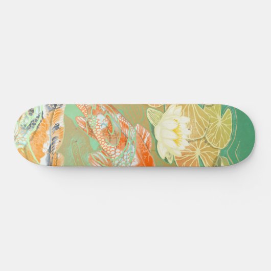 Karpfen Koi Skateboard (Horizontal)