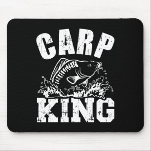 Karpfen König Angeln  Mousepad