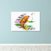 Karpfen Leinwanddruck (Insitu (Holzboden))