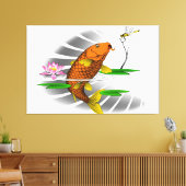 Karpfen Leinwanddruck (Insitu (Wohnzimmer))