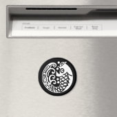 Karpfen mit Wellen Magnet (In Situ (Geschirrspüler))