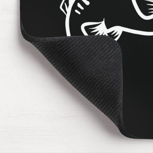 Karpfen Mousepad (Ecke)