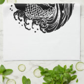 Karpfen und Wasser Handtuch (Gefaltet)