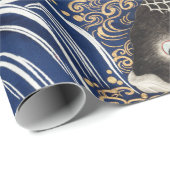 Karpfen und Waves Papier im japanischen Stil Geschenkpapier (Rolleneckpunkt)