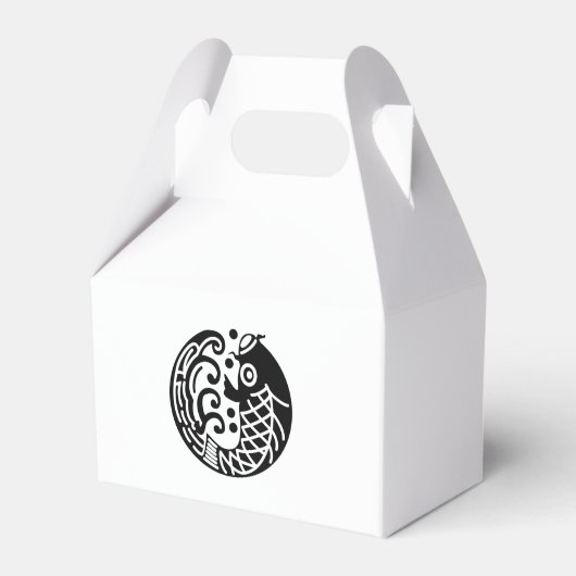 Karpfen und Welle Geschenkschachtel (Vorderseite)