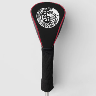 Karpfen und Welle Golf Headcover