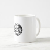 Karpfen und Welle Kaffeetasse (VorderseiteRechts)