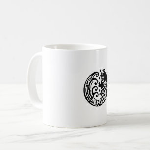 Karpfen und Welle Kaffeetasse