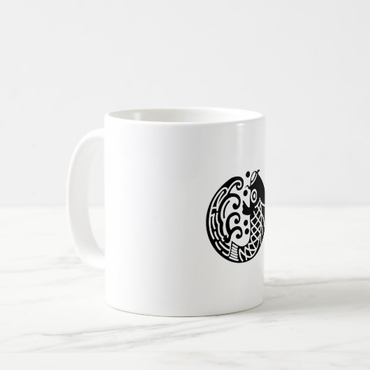 Karpfen und Welle Kaffeetasse (Vorderseite Links)