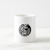 Karpfen und Welle Kaffeetasse (Mittel)