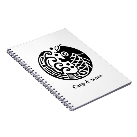 Karpfen und Welle Notizblock (Rechte Seite)