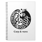 Karpfen und Welle Notizblock (Vorderseite)