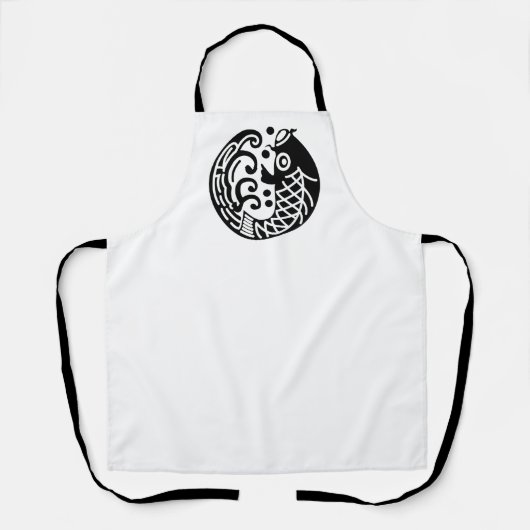 Karpfen und Welle Schürze (Vorderseite)