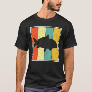 Karpfen Wasser Tier Fisch Retro T-Shirt