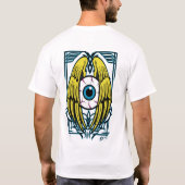 Karpfen weiß T-Shirt (Rückseite)