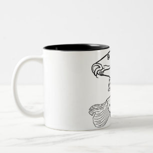 Karpfen Zweifarbige Tasse