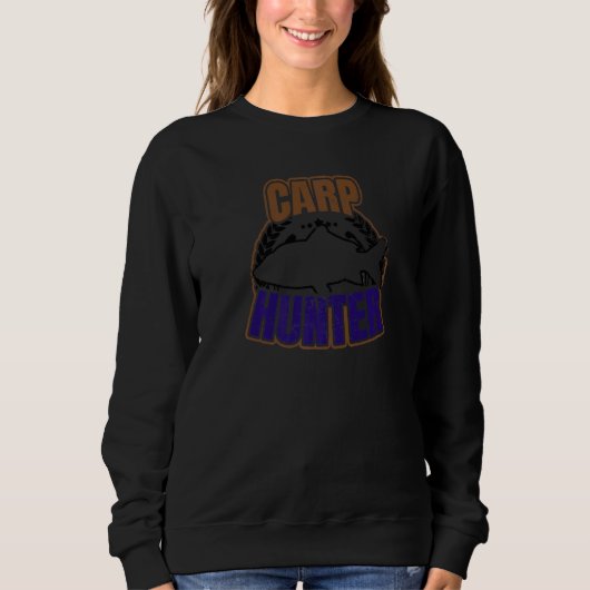 Karpfenfang Sweatshirt (Vorderseite)