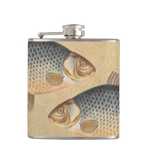 Karpfenfisch Fischmalerei Süßwasserzeichnung Flachmann