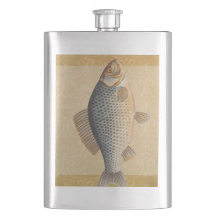 Karpfenfisch Fischmalerei Süßwasserzeichnung Flachmann