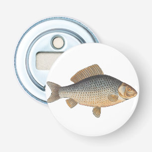 Karpfenfisch Fischmalerei Süßwasserzeichnung Flaschenöffner