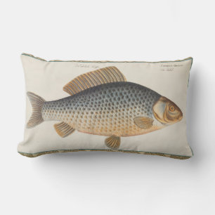 Karpfenfisch Fischmalerei Süßwasserzeichnung Lendenkissen