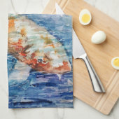 Karpfenfisch Geschirrtuch (Viertel Falte)